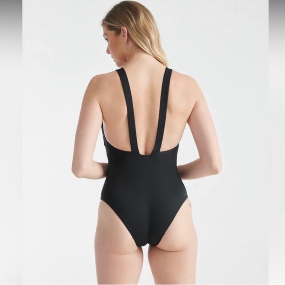 knix Other - knix Black One-Piece Swimsuit with Double Back Straps
